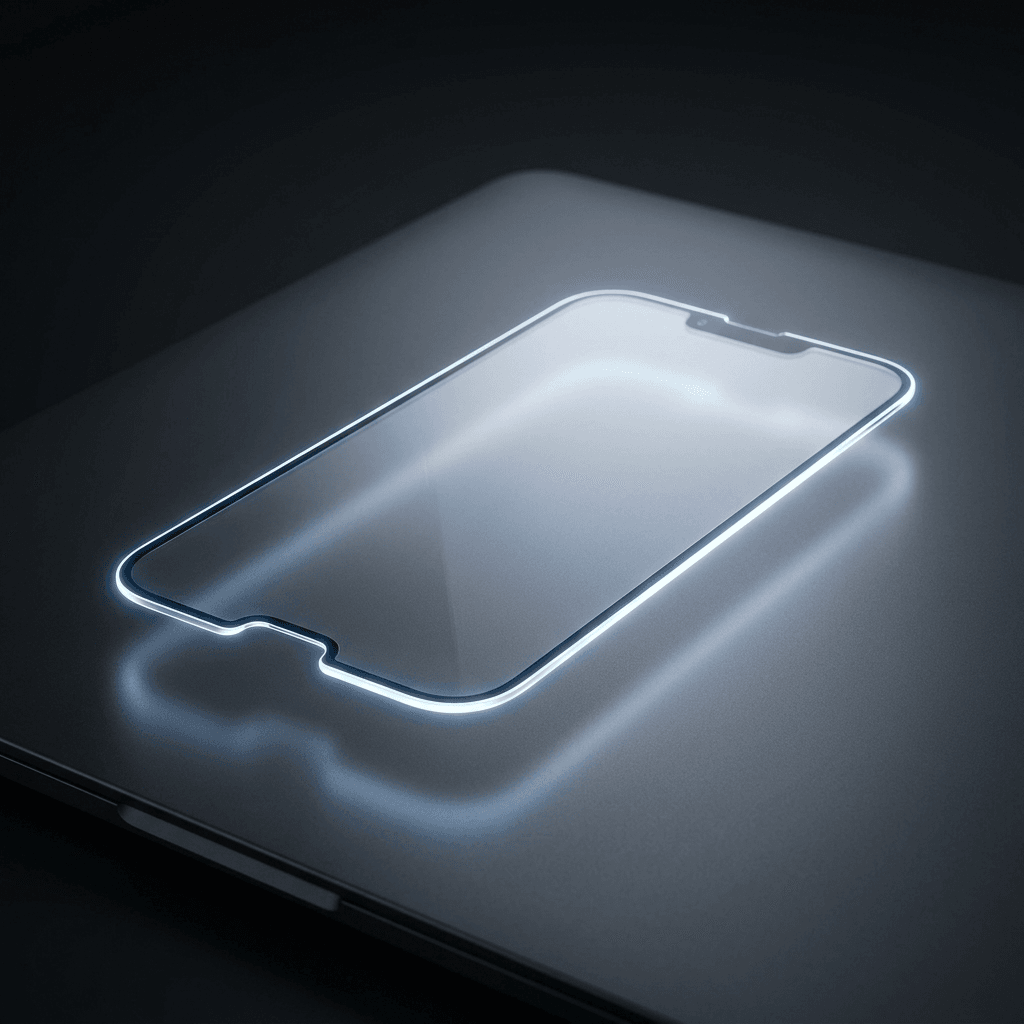 Pelicula Ceramic Shiled Privacy iPhone 17 Pro — foto ilustrativa do modelo